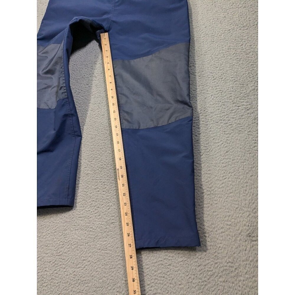 Vintage Cabelas Pants Small Wind Rain Outdoor Zip Ankles Pull On Blue - Picture 7 of 15